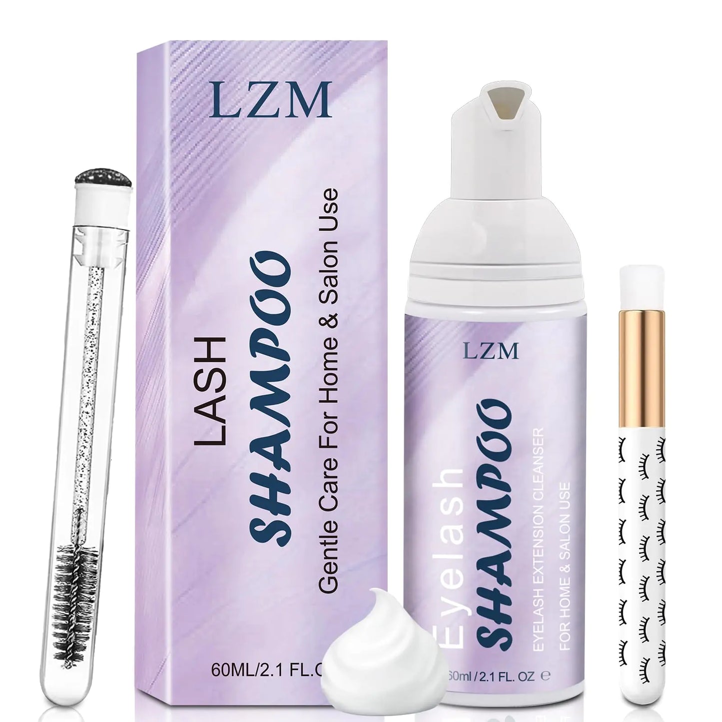 LZM Lash Shampoo Lash Cleaner